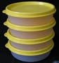 Tupperware Little Wonders Bowls Set of 4 Yellow