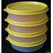 Tupperware Little Wonders Bowls Set of 4 Yellow