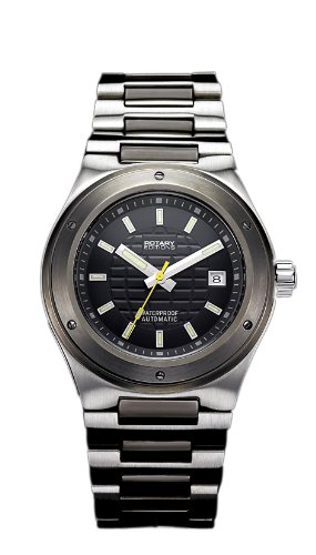 Rotary Editions 300C Unisex Round Titanium plate Bracelet Watch