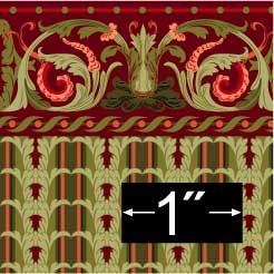 Victorian Melrose Dollhouse Wallpaper