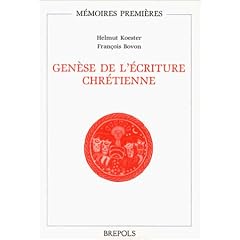 Gen�se de l'�criture chr�tienne