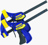 Bar & Pipe Clamps: Irwin 5062QCDIB 6" Quick-Grip Bar Clamp