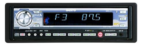 Sanyo ECD-T1550 Car CD Player/Radio with Motorized Stealth Front Panel