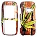 Brown Wood with Nailed Marijuana Leaf Design Snap-On Cover Hard Case Cell Phone Prote...
