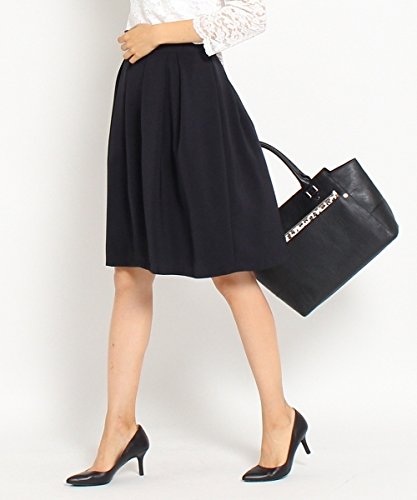 (インディヴィ) INDIVI パウダーサテンタックスカート 12779025