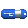 Dane - Elec 2GB Capless USB Drive - Aqua Blue