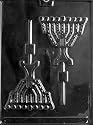 MENORAH LOLLY Religious Candy Mold Chocolate