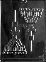 MENORAH LOLLY Religious Candy Mold Chocolate