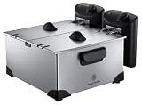 Russell Hobbs 18163 6 L Twin Professional Deep Fryer - Stainless Steel