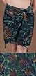 "Sun Circles" 20" X 66" Heavyweight Rayon Half Sarong