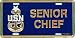US Navy Senior Chief E-8 License Plate