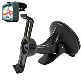 ChargerCity Exclusive Garmin Nuvi 1100 1200 1250 1260 1260T 1270 1270T 1290 1290T 1300 1350 1350T 1370 1370T 1390 1390T T W GPS Windshield Suction Cup Mount + Bracket Cradle unit kit **with ChargerCity direct warranty** (Compare to 010-11305-00)