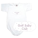 BABY BODYSUIT WHITE  PINK CLOUD GOLF CLUB 