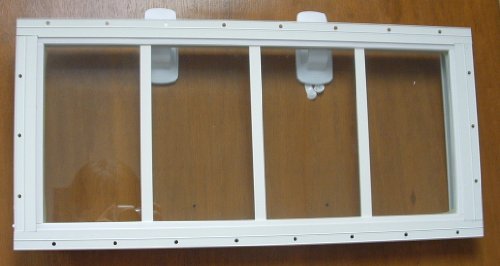 Shed Transom Window 10 White Flush