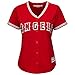 Mike Trout Los Angeles Angels of Anaheim #27 MLB Women's Cool Base Alternate Jersey Red