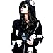 Meilaier Womens Fashion Skull Hoodies Outwear Zip Up Hooded Coats Jackets