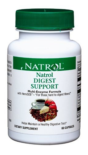 Natrol Digest Support, 60 Capsules (Pack of 3) by Natrol