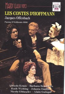 CD-Charts  DVD : Offenbach - Les Contes d'Hoffmann / Kraus, Hendricks, Welting, Ghiuselev, Omilian, Eggerton, Guingal, Parma