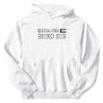 Sweatshirt White Elegant Flag " Bioko Sur " Equatorial Guinea City