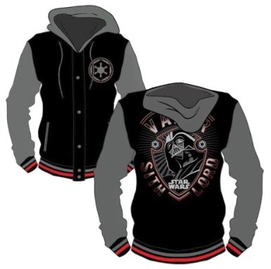  Star Wars Darth Vader Dark Ages Men's Letterman Jacket