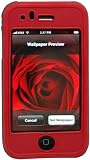 Soft Durable Red Top with Black Cover Silicone Skin Case for Apple Iphone 3g and Iphone 3gs 3g Speed