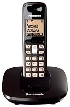Panasonic KX-TG6411ET DECT Single Digital Cordless Phone Set - Black