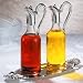 Kitchen & Housewares : OIL/VINEGAR BOTTLES ON TRAY - OIL AND VINEGAR PITCHERS ON GRECIAN TRAY
