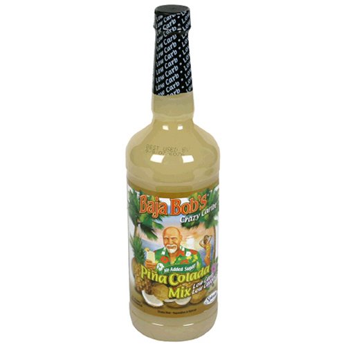Baja Bob's Crazy Caribe Pina Colada Mix, 32-Ounce Bottles (Pack of 3)