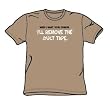 Remove The Duct Tape - Adult Khaki S/S T-Shirt For Men