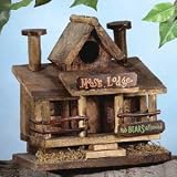 MOOSE LODGE WOOD BIRDHOUSE