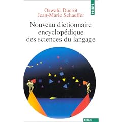 Nouveau dictionnaire encyclop�dique des sciences du langage