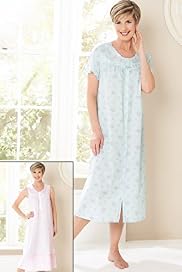2 Pack - Classic Collection Round Neck Assorted Designs Nightdresses