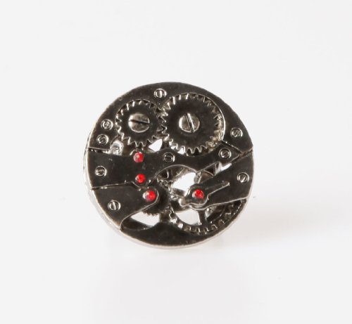 Adjustable Steampunk Watch Gears Ring