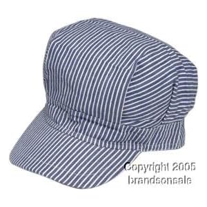 Adult Railroad Train Engineer Hat
