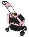 Pet Gear Travel System Pet Stroller, Small, Ice Pink