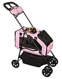 Pet Gear Travel System Pet Stroller, Small, Ice Pink