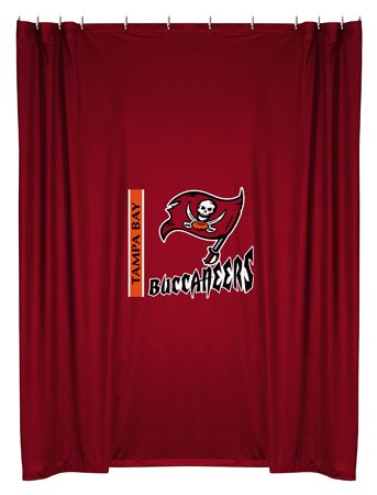 Sports Coverage NFL Tampa Bay Buccaneers Shower Curtain