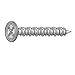 8 x 1 1/4 Phillips Wafer Hi-Low Cement Board Screws w/ Nibs Sharp Point Ruspert Coated - Carton (5000)
