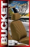 Elegant 152116 Tan Tweed Low Back Bucket Seat Cover