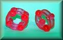 y2Male - Personal Lube Sample Included - Silicone Island Prolong Penis Cock Rings Double Stack Pink - Unique Penis Enhancement Aid