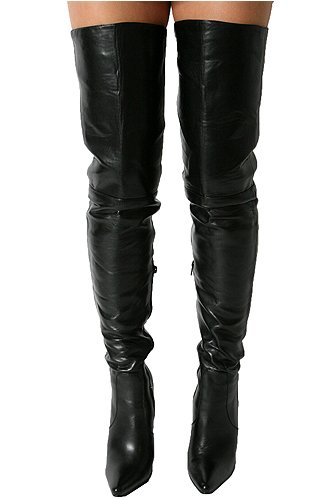 black womens boots size 5