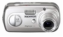 Samsung Digimax A400 Digital Camera Silver [4MP , 2.8 x Optical , 2.0" LCD]