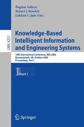 knowledge based intelligent information and engineering systems 10th international conference kes 2006 bournemouth