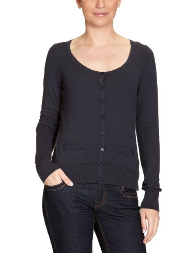 TOM TAILOR Denim Damen Strickjacke, 30153250071/feminine knit jacket, Gr. 40 (L), Blau (60 Preisvergleich