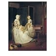 The Laborious Mother, circa 1740 Art Giclee Poster Print by Jean-Baptiste Simeon Chardin, 18x24