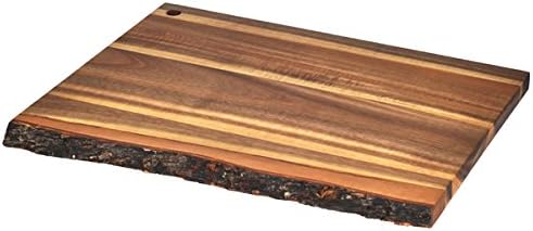 Pacific Merchants Acaciaware Rustic Cutting Board 16" by 12 Inches by 1 Inch
