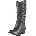 Steve Madden Women's Gammbble Boot,Grey Leather,8 M US