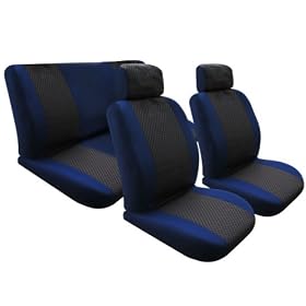 ON SALE....Univerisal Car Seat Cover Full Set Windos Gray/blue 112