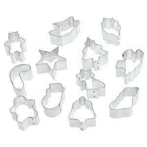 Harold's Kitchen Mrs. Anderson's 12-Piece Holiday Cookie Cutter Set