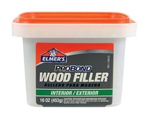 wood filler glue elmers stainable